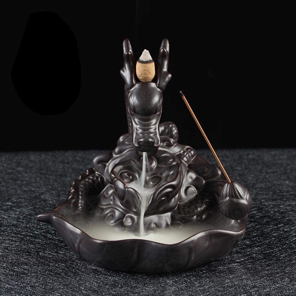 Feng Shui Creative Decorative Statue, Bastoncini di incenso per la Famiglia, Supporto per Bastoncini di incenso - Supporto per Bastoncini di incenso in Ceramica