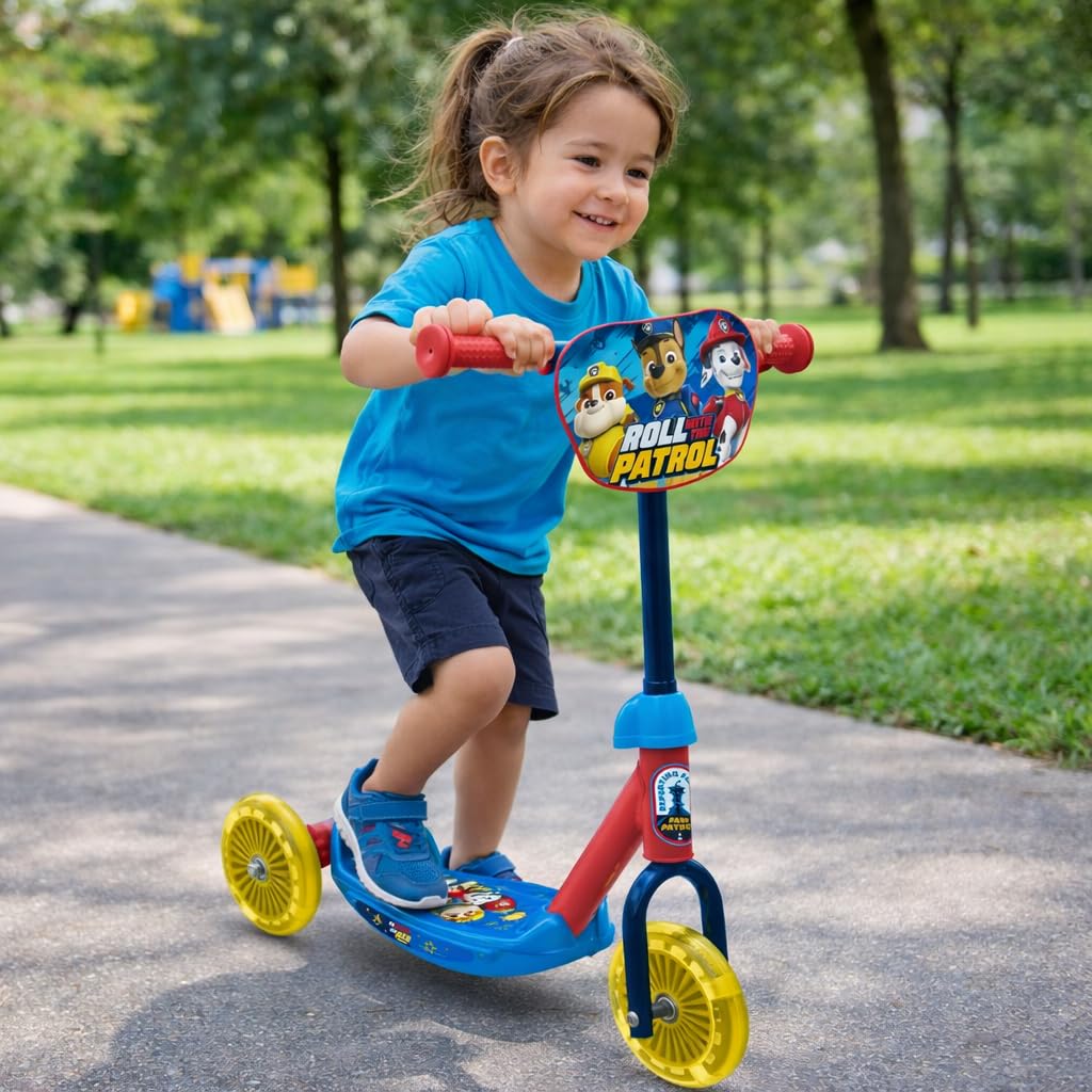 Patinete infantil de la Patrulla Canina Skye Stitch Spiderman, 3 ruedas, unisex, para niños y niñas a partir de 3 años, máx. 20 kg