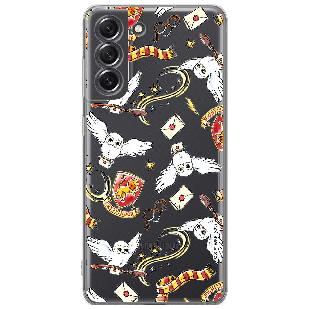 Warner Bros. Harry Potter 249 Phone Case Optimally Adapted for Samsung S21 FE Clear, Partially Transparent