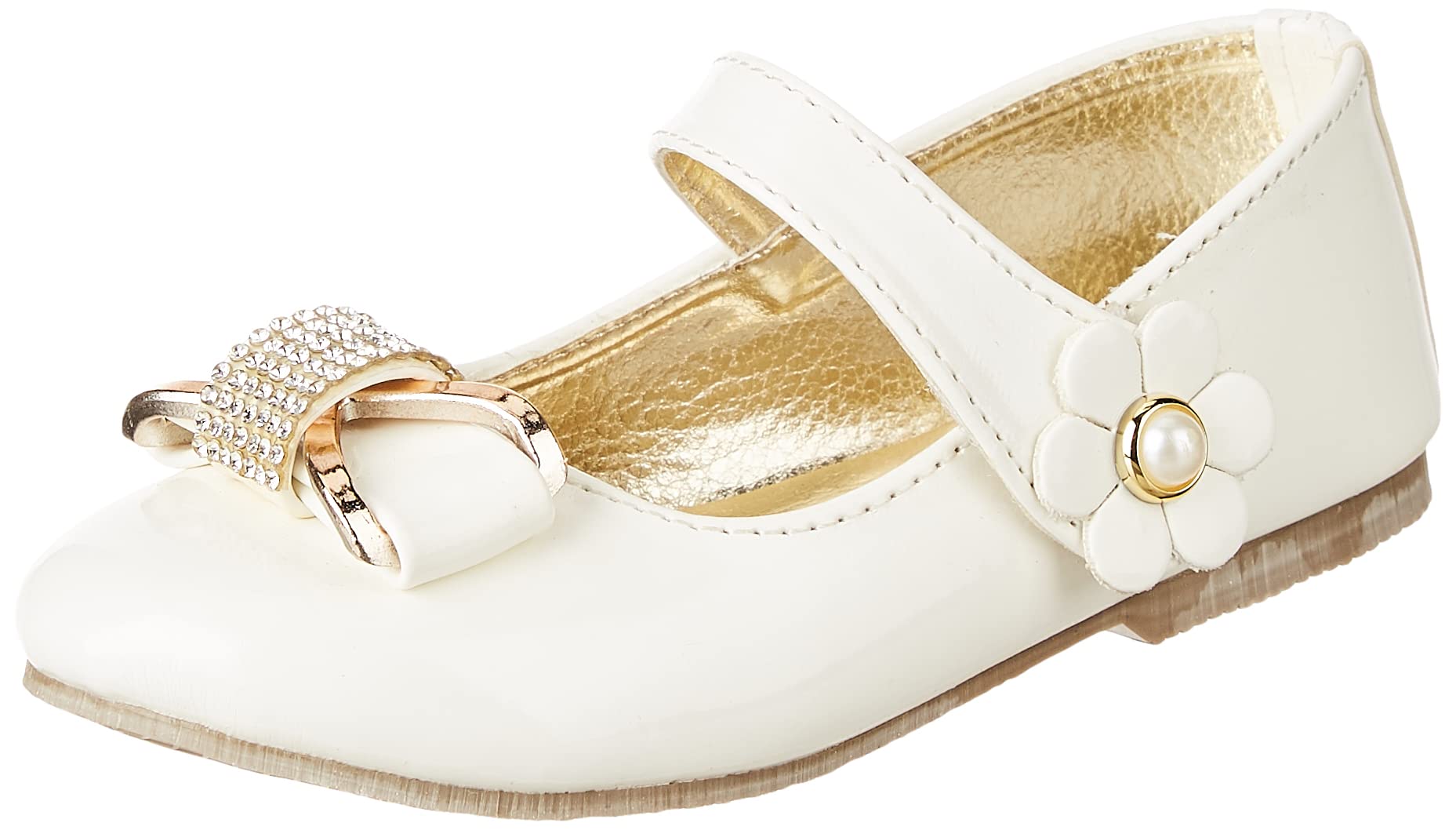 WalkTrendy Baby Girls Flats (lcb131_White_2) (B09NTX3G2D) Amazon Price History, Amazon Price Tracker