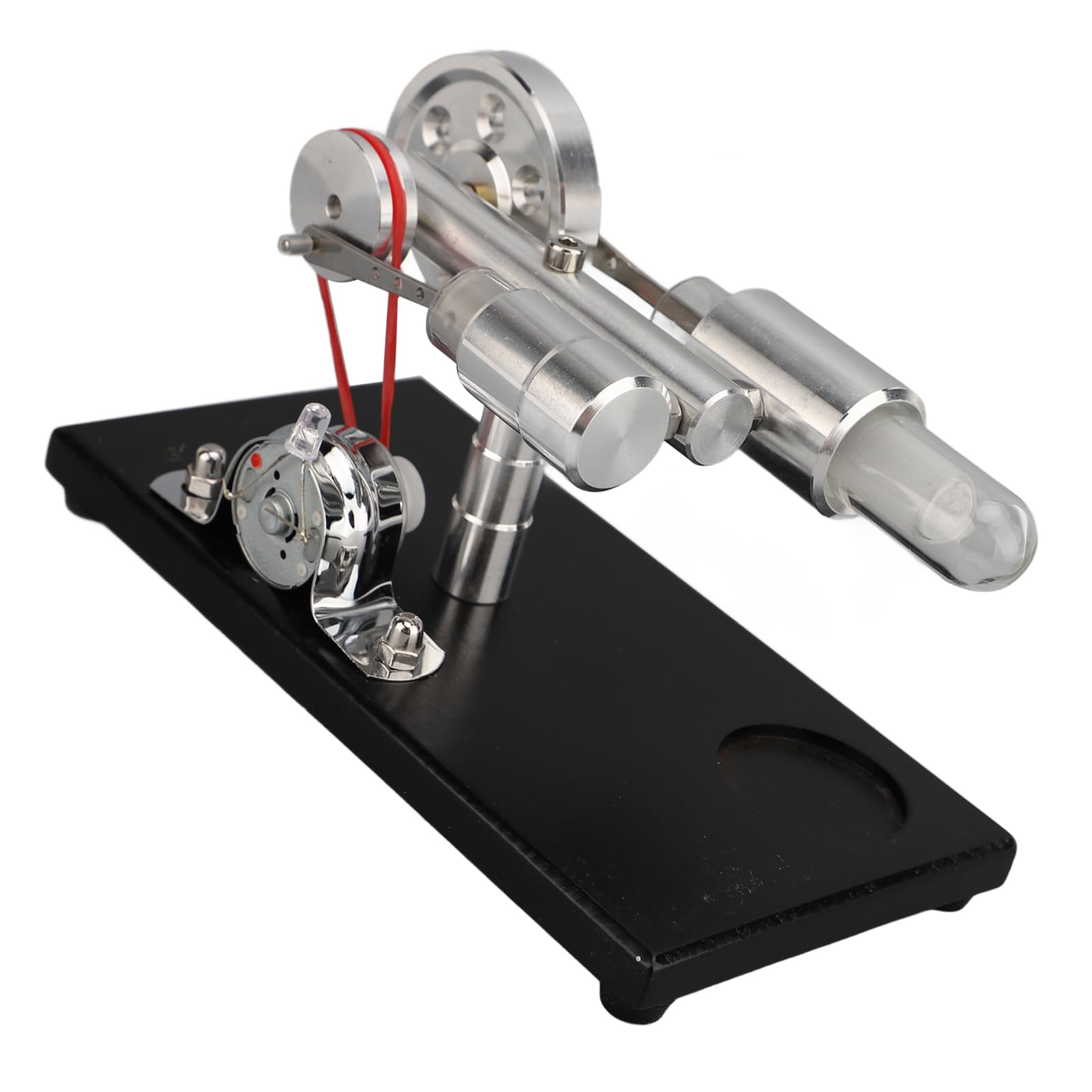 Modello di Motore Stirling, Kit Motore Stirling di Costruzione in Lega di Alluminio a LED Colorati, Generatore di Elettricità con Esperimento di Fisica Scientifica Giocattolo Educativo per