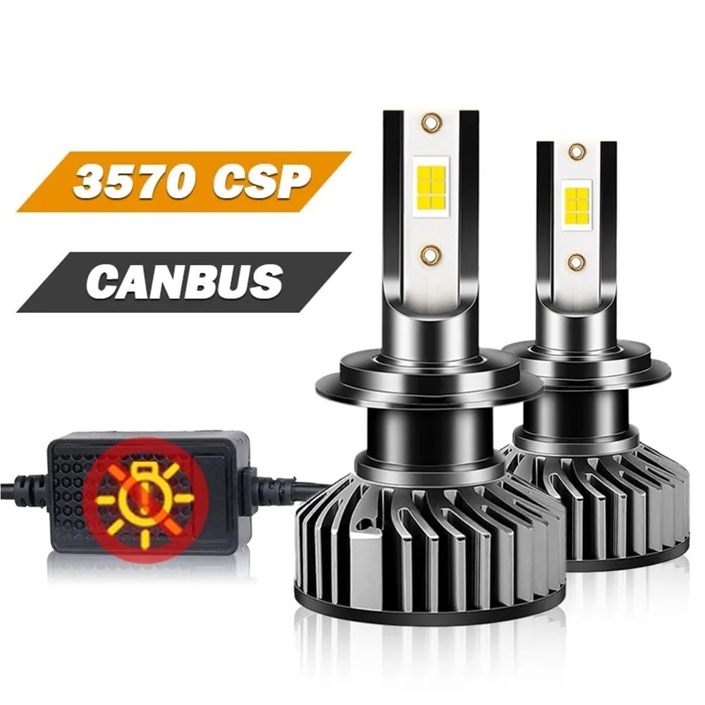 Turbo H7 Led H4 H1 H11 HB4 HB3 9005 9006 lampa canbus żarówki reflektorów samochody auto światła przeciwmgielne motocykl 30000LM 12V 6000K 4300K(8000K,CANBUS 3570 CSP_H4)