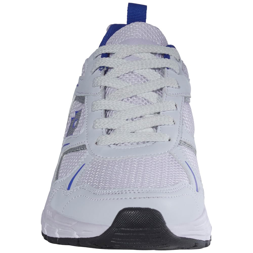 Lotto Kitaura Unisex, Scarpe da Ginnastica Adulto, Bianco/Blu, 41 EU