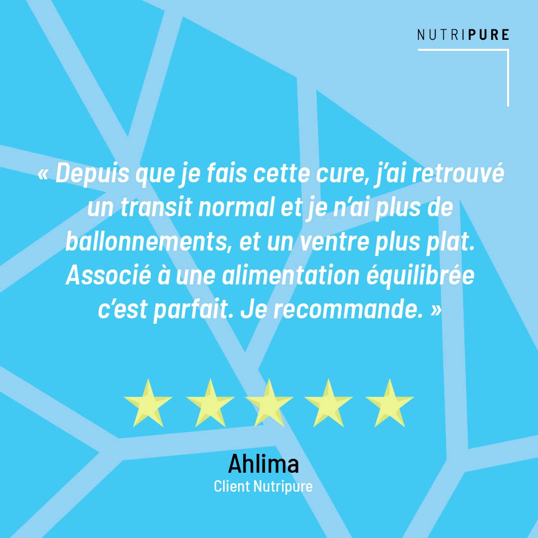 Nutripure | Pure Bio² | Ferments Lactiques 10 Mds d’UFC | Lactobacillus & Bifidobactéries vivants | 6 Souches Biodisponibles | 60 Gélules Gastro-Résistantes | Fabriqué in France