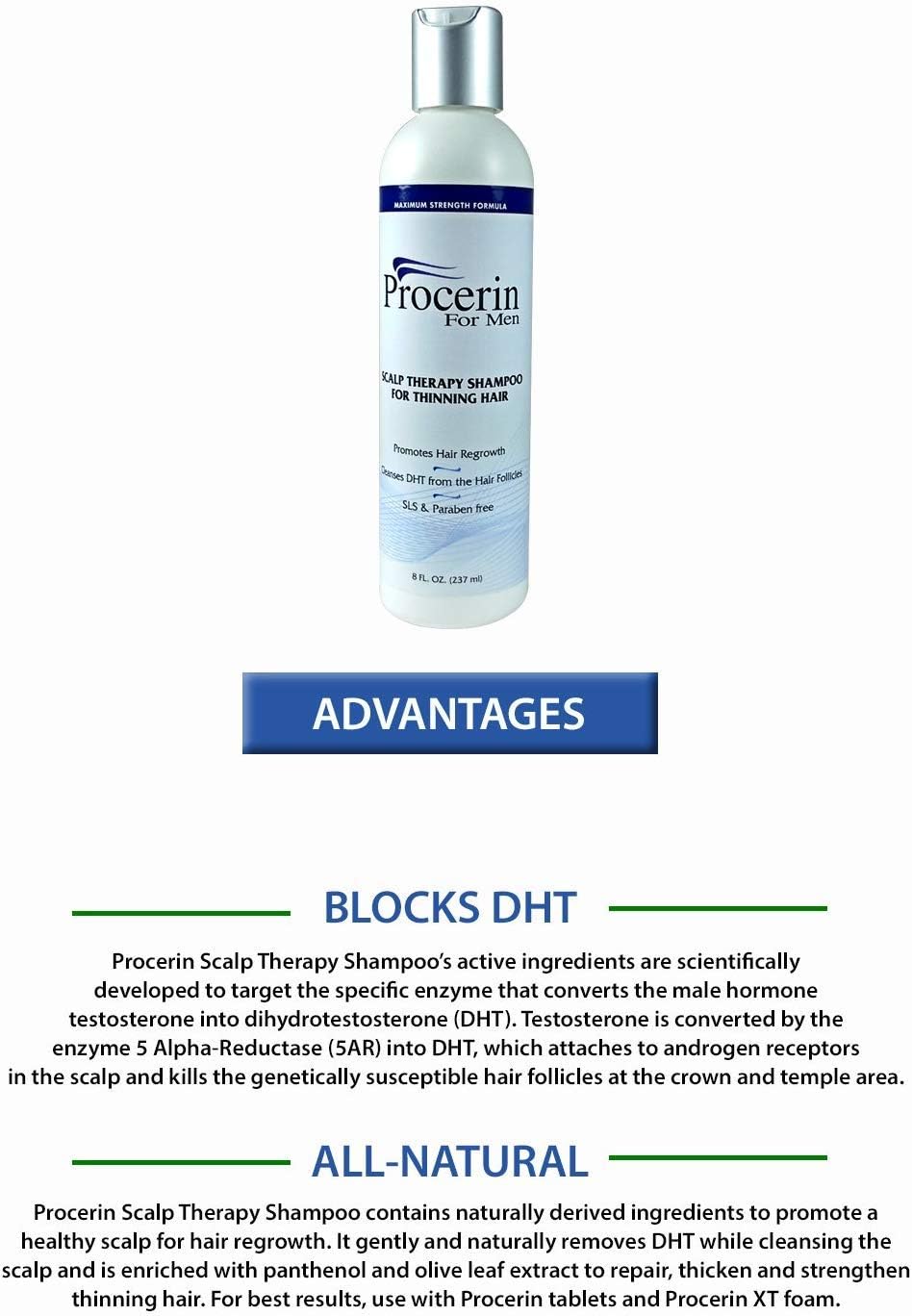 Scalp Therapy Shampoo for Thinning Hair - 6 Pack