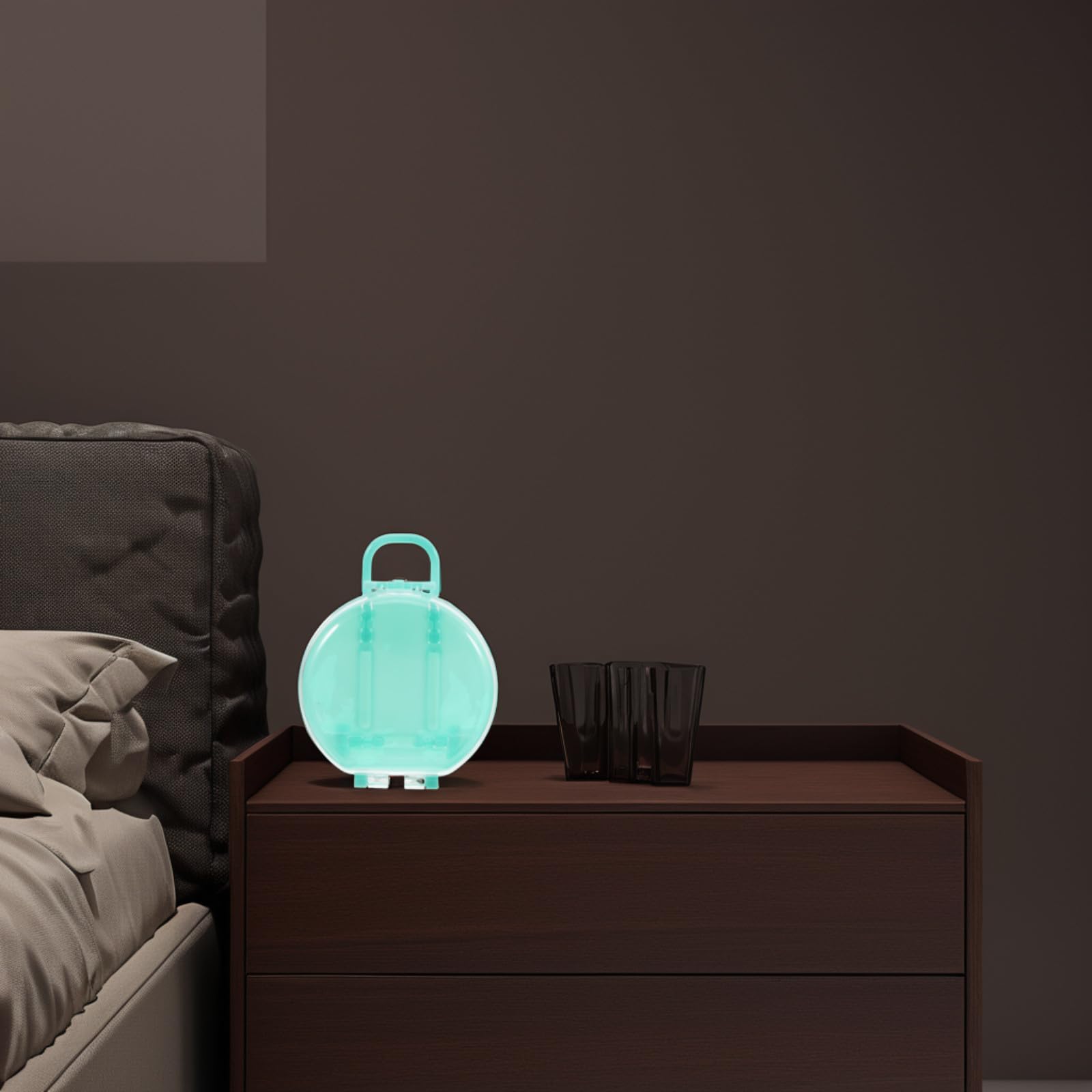 Operitacx 60 Stück Kleiner Koffer Kleine Plastikbox aus Ps, Blau, für