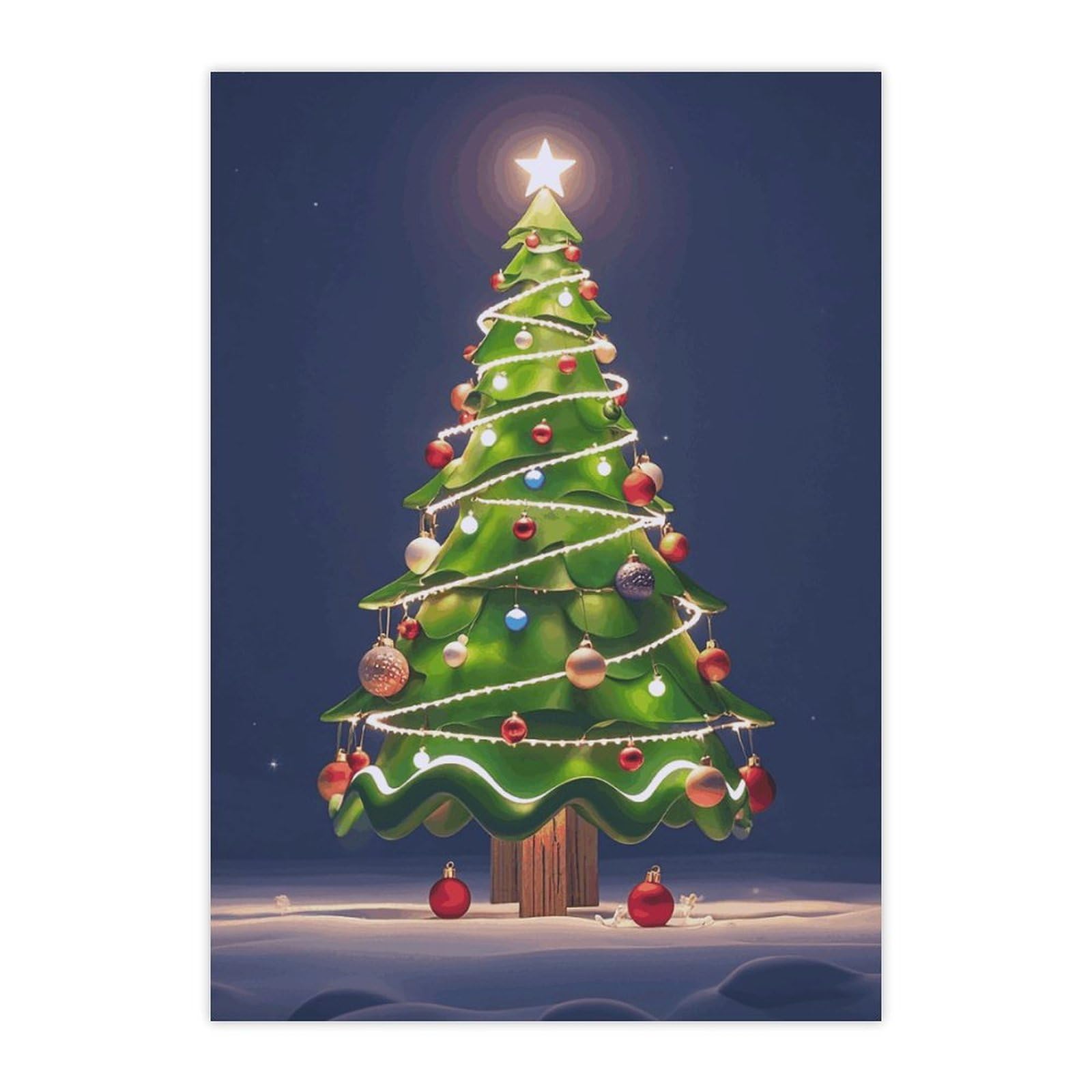 Stickers sapin de Noël pour personnaliser votre ordinateur