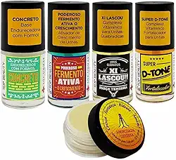 Kit SOS Unhas Top Beauty Tratamento Fortalecedor de Unhas - 5 Peças