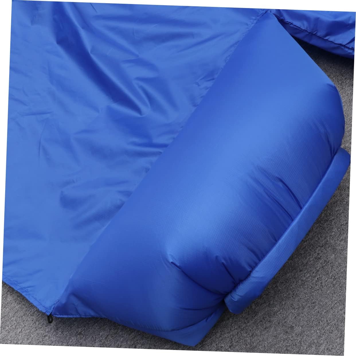 4pcs Portable Inflating Sleeping Mat with Pillow Double Person Cushion for Beach Outdoor Travel Includes Ground Stakes Blue