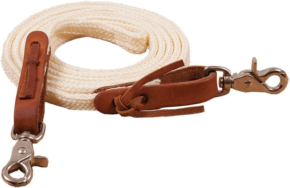 Mustang Waxed Flat Braided Poly Roping Rein