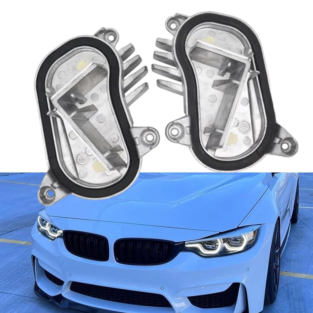 Riloer Módulo LED adaptable Angel Eyes DRL luces de señal de giro, compatible con BMW F80 M3 F82 F83 M4 LCI 2018-2020 63117493229, color blanco