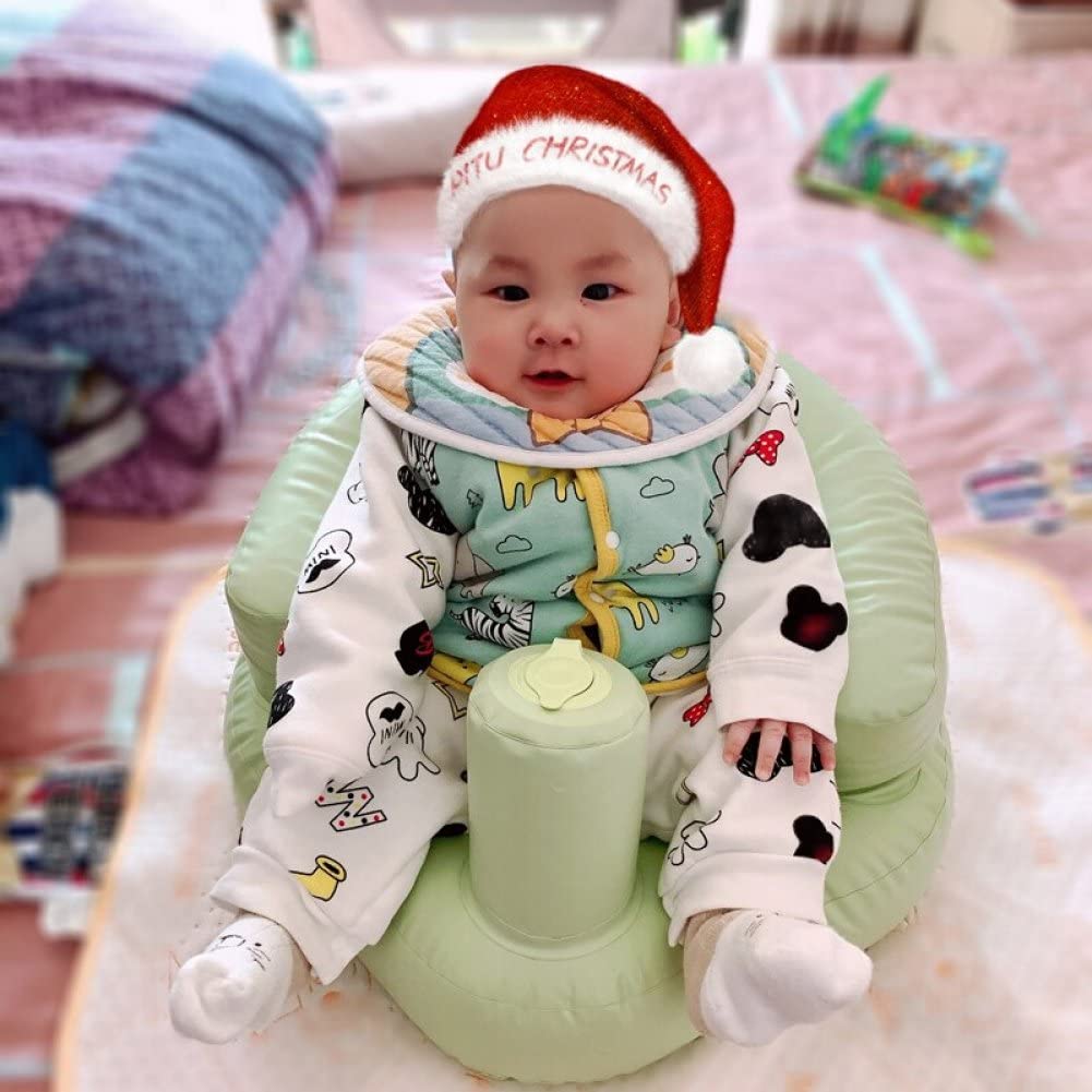Inflatable Baby Chair with Breathable Cover for Babies 3 Months & Up, 2-Way Use Inflatable Baby Seat Sitting Up, Built in Air Pump Blow Up Infant Floor Seat-image-39