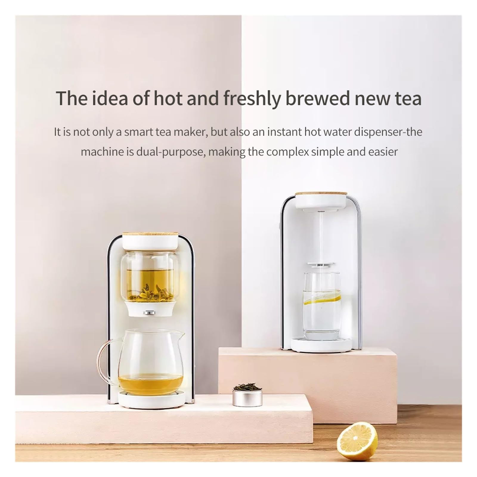 Macchina for bere a caldo istantaneo for il tè da tavolo Distributore d'acqua Home Office Bollitore for elettrico Pompa dell'acqua Riscaldamento rapido,Risparmio di Tempo