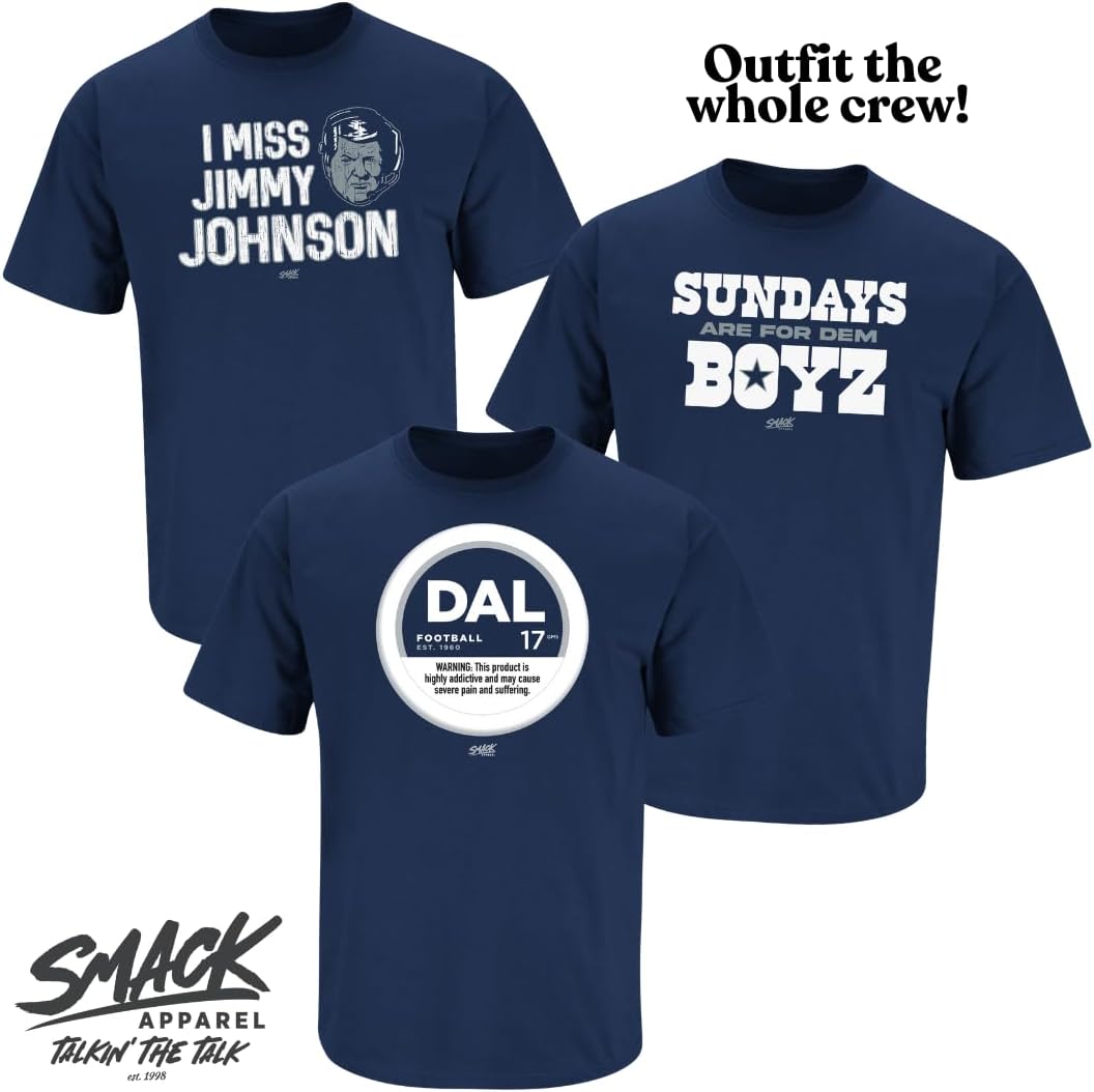 Smack Apparel Severe Pain and Suffering T-Shirt for Dallas Football Fans (SM-5XL) - Image 5