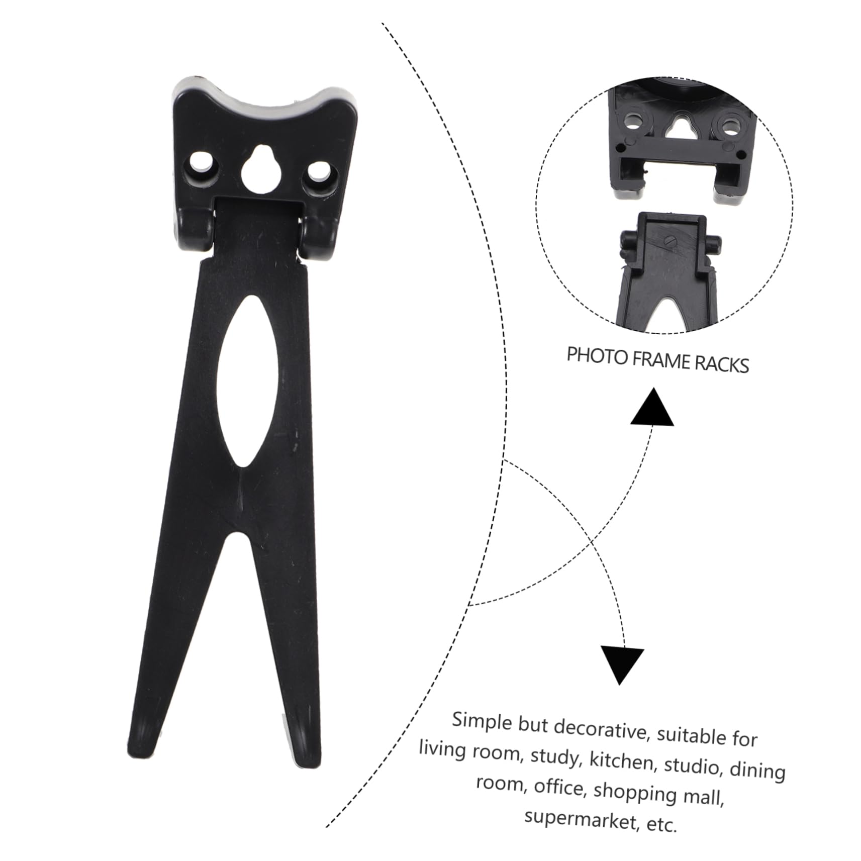 PRETYZOOM 50pcs Photo Frame Holders Picture Framing Supplies Table Picture Stands Easy to Use Office Home Decor