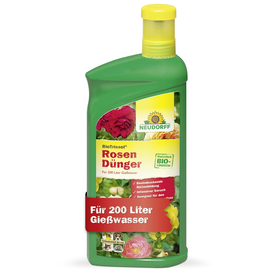 Neudorff BioTrissol RosenDnger - Bio Spezialdnger mit Extra Kalium  frdert gesunde und bltenreiche Rosen auf dem Balkon oder im Garten, 1  Liter : Amazon.de: Garten
