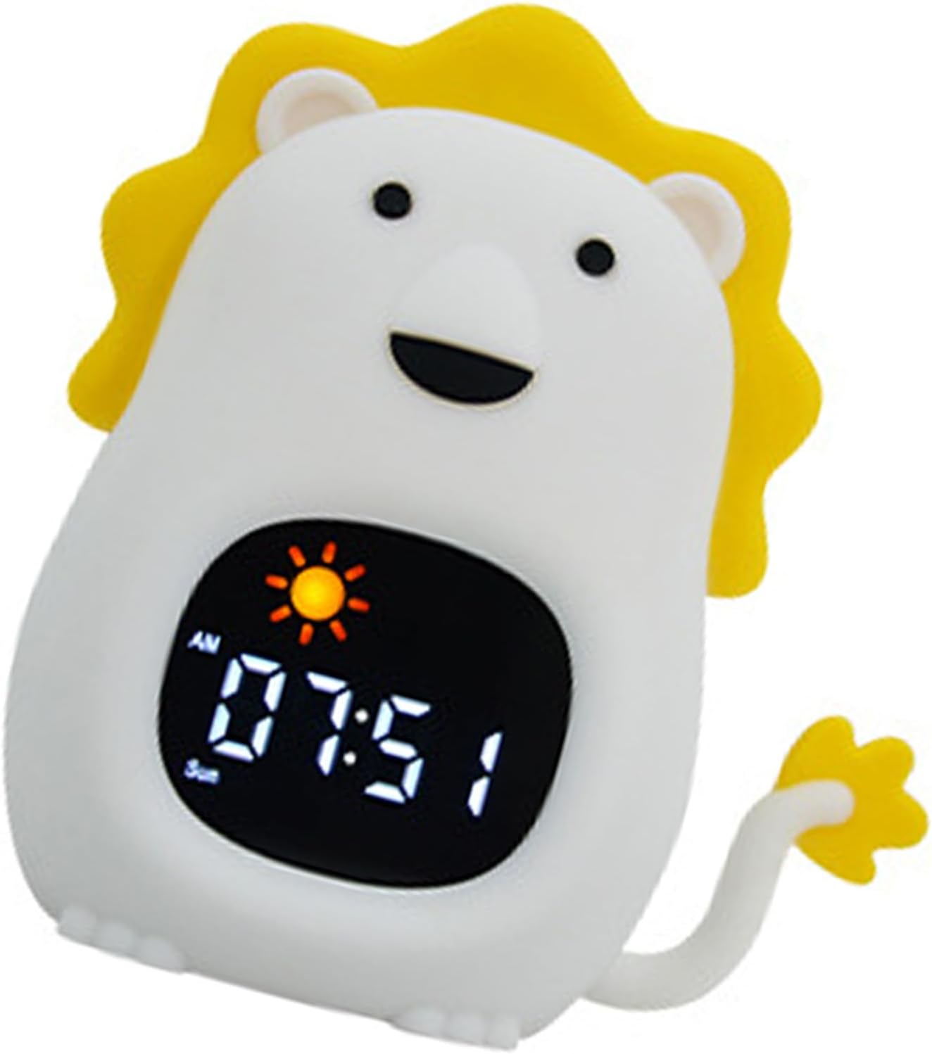 Lovely Animal Shape Kids Alarm Clock Touch Activated Night Light for Children Bedroom Or Desk Decoration