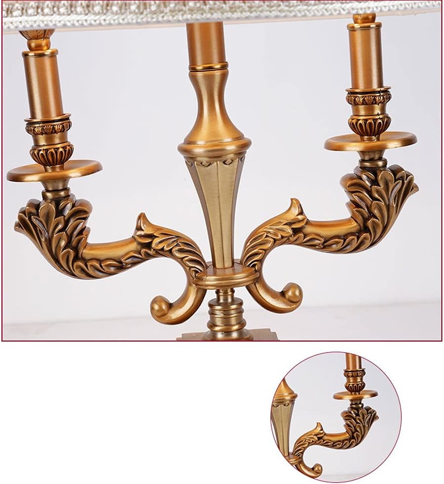 Desk Lamp Copper Table Lamp Bedroom Bedside Desktop Lamp, Used in Study Room Living Room and Office Decoration Desk Lamp Desk Lamps for Home Office