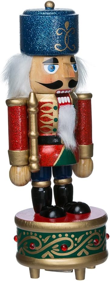 Kurt S. Adler 8.5-Inch Wooden Musical Soldier Nutcracker