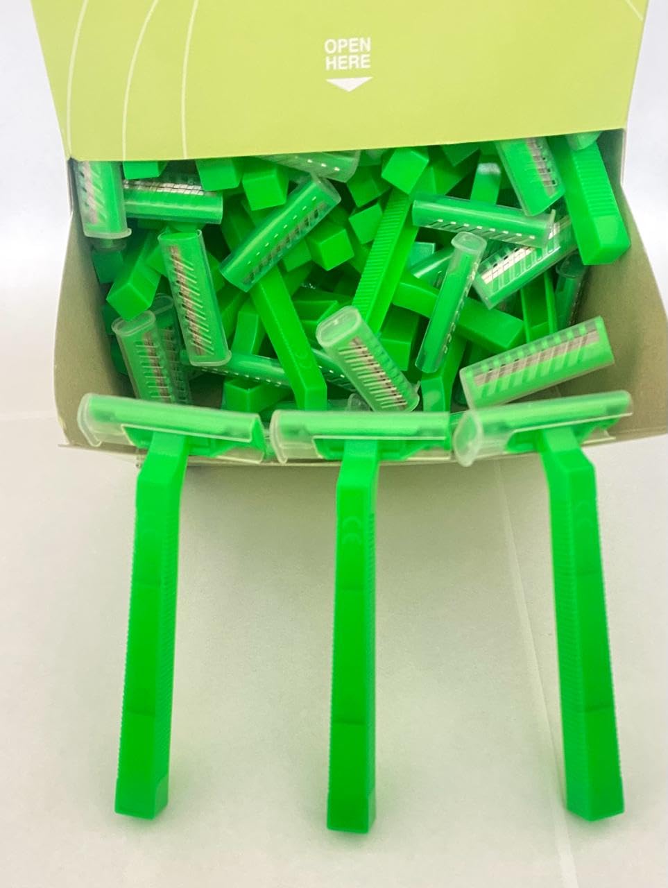 Generic Disposable Rezor Double Blade Green 100pcs/Box