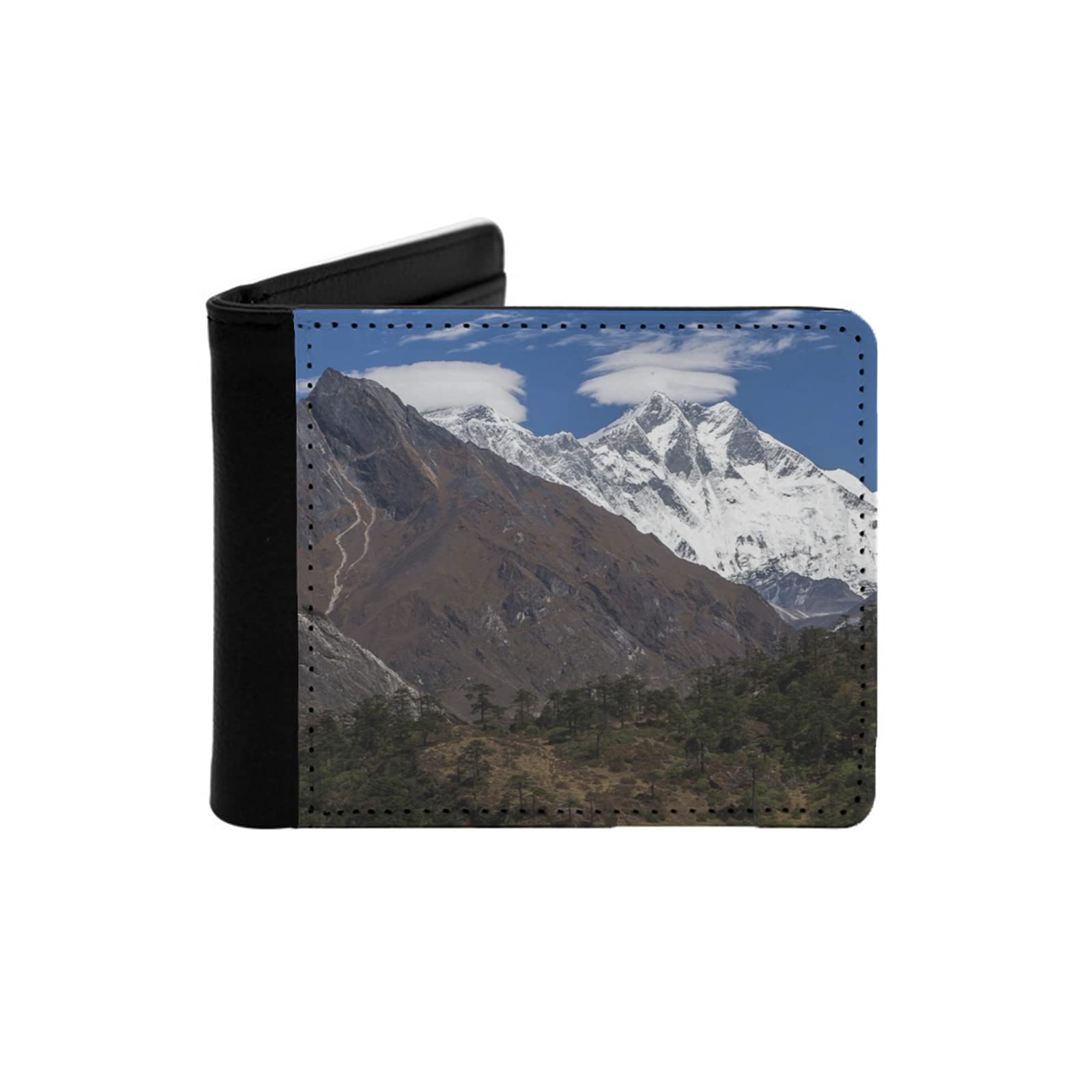 Buy Mens Womens Slim Wallet,View of the Himalayas (Everest Lhotse) from