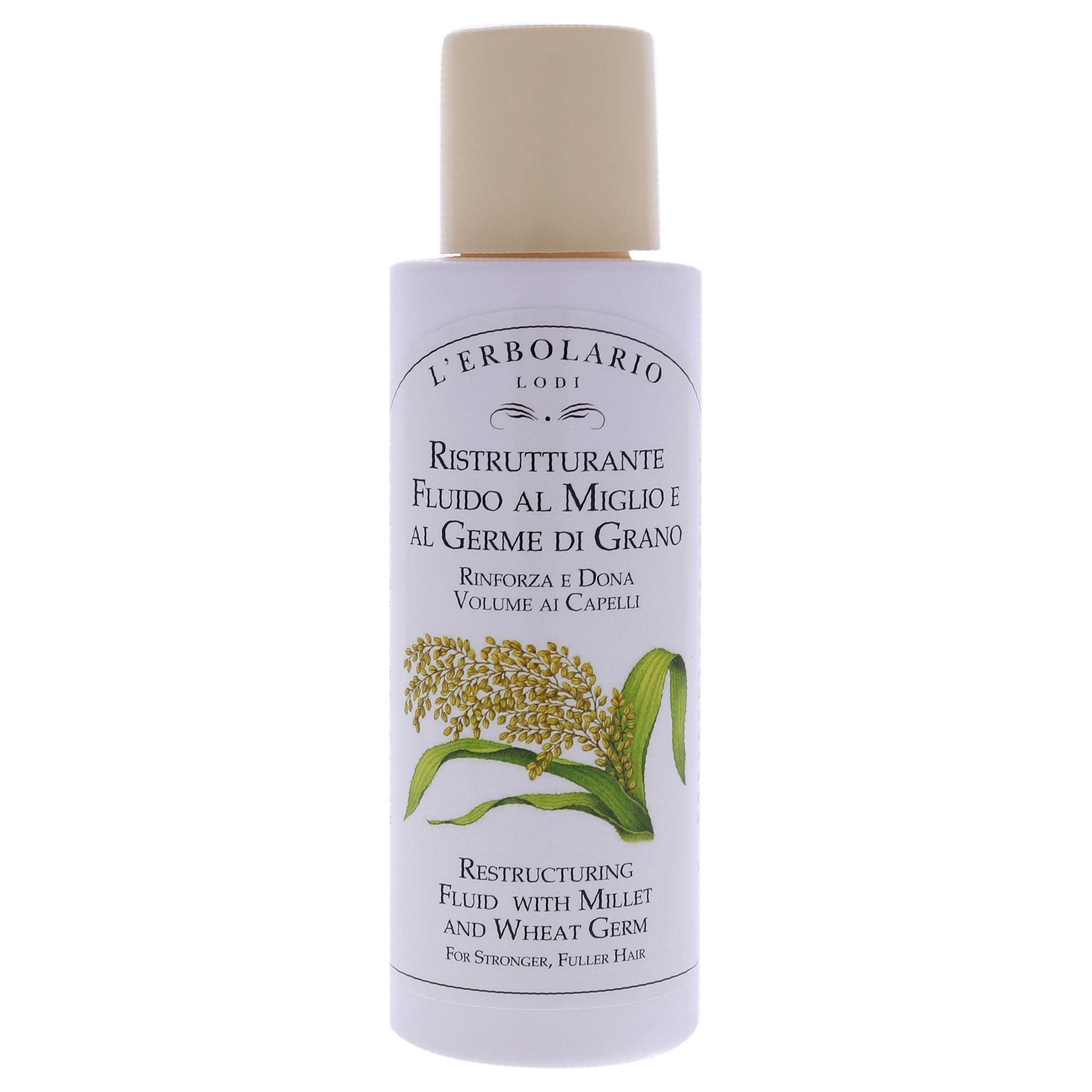 L'Erbolario Fluid Restructuring with Millet and Wheat Germs 100 ml, Multicolore, 100 ml (Pack of 1) - Image 2