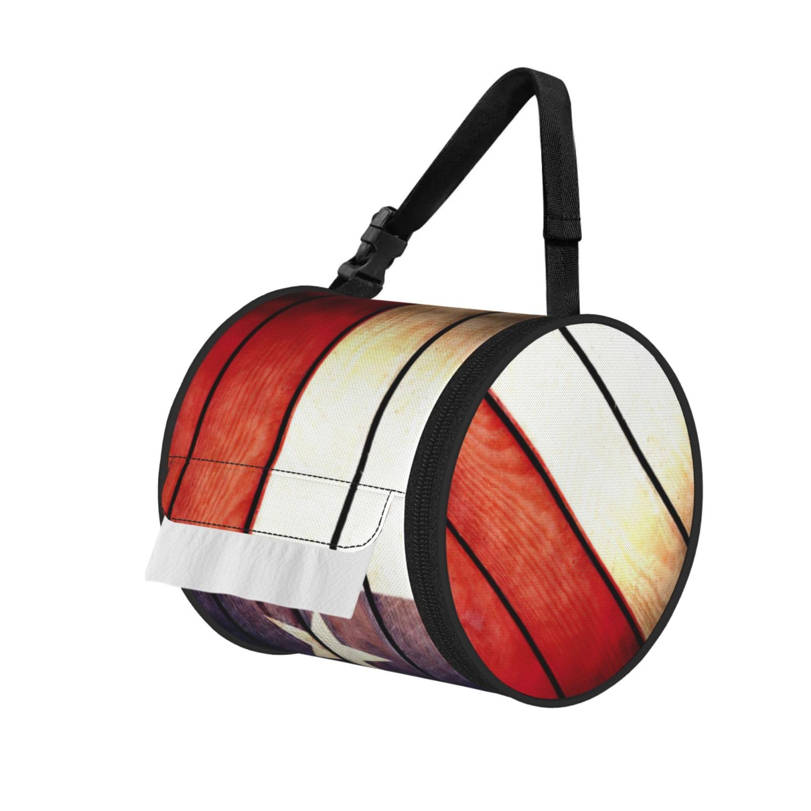 American Flag Pattern Print Fashion Tissues Organizer Box, Hanging Tissue Holder For Purse Coins For Car Office Daily Outing
