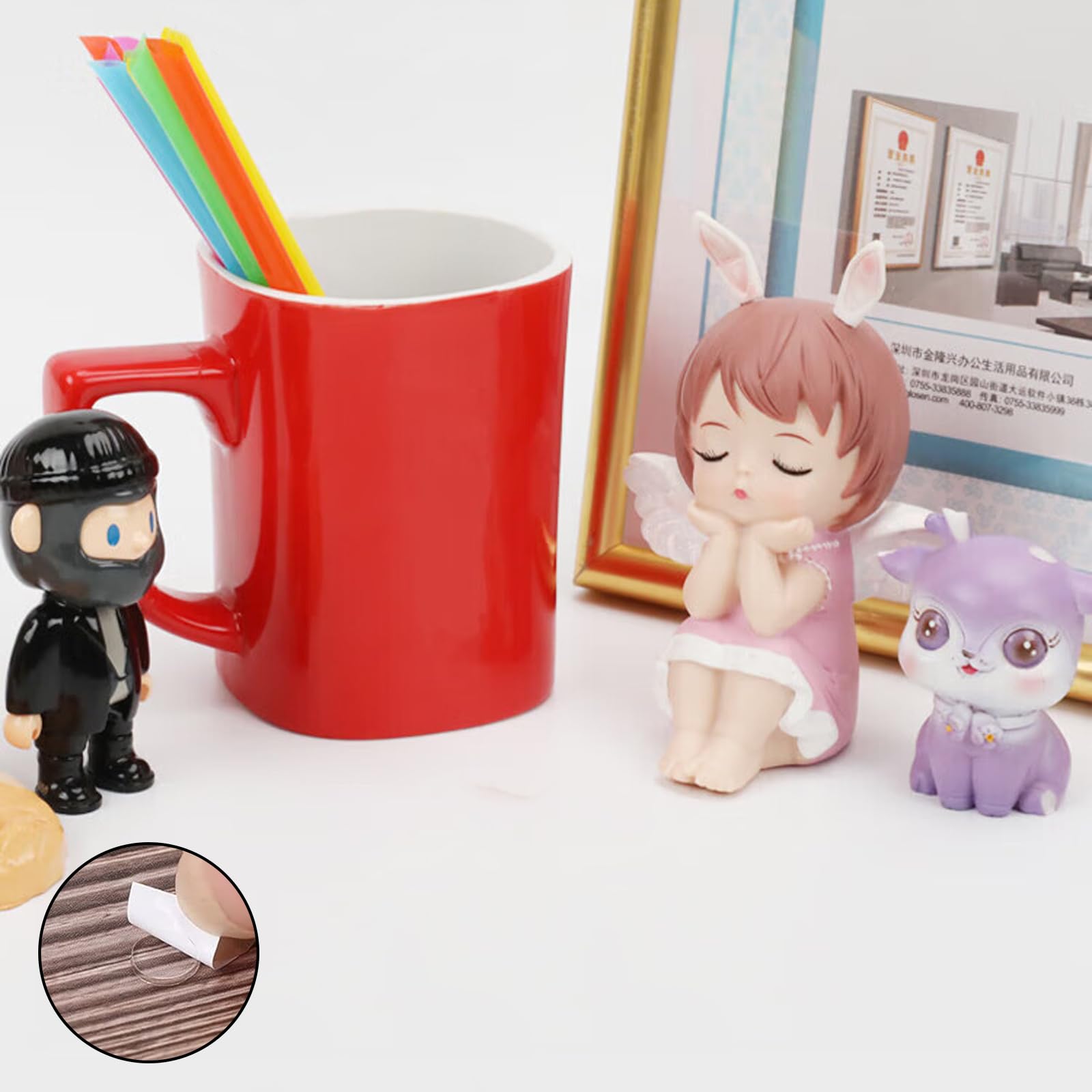 100PCS Pastilles Adhesives Ronds 20mm Transparent Double Face 1mm Epaisseur - Autocollant Et Sticker - Achat & Prix