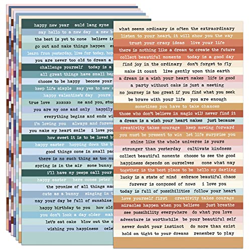 Vintage Scrapbook Quote & Word Stickers (406pcs)