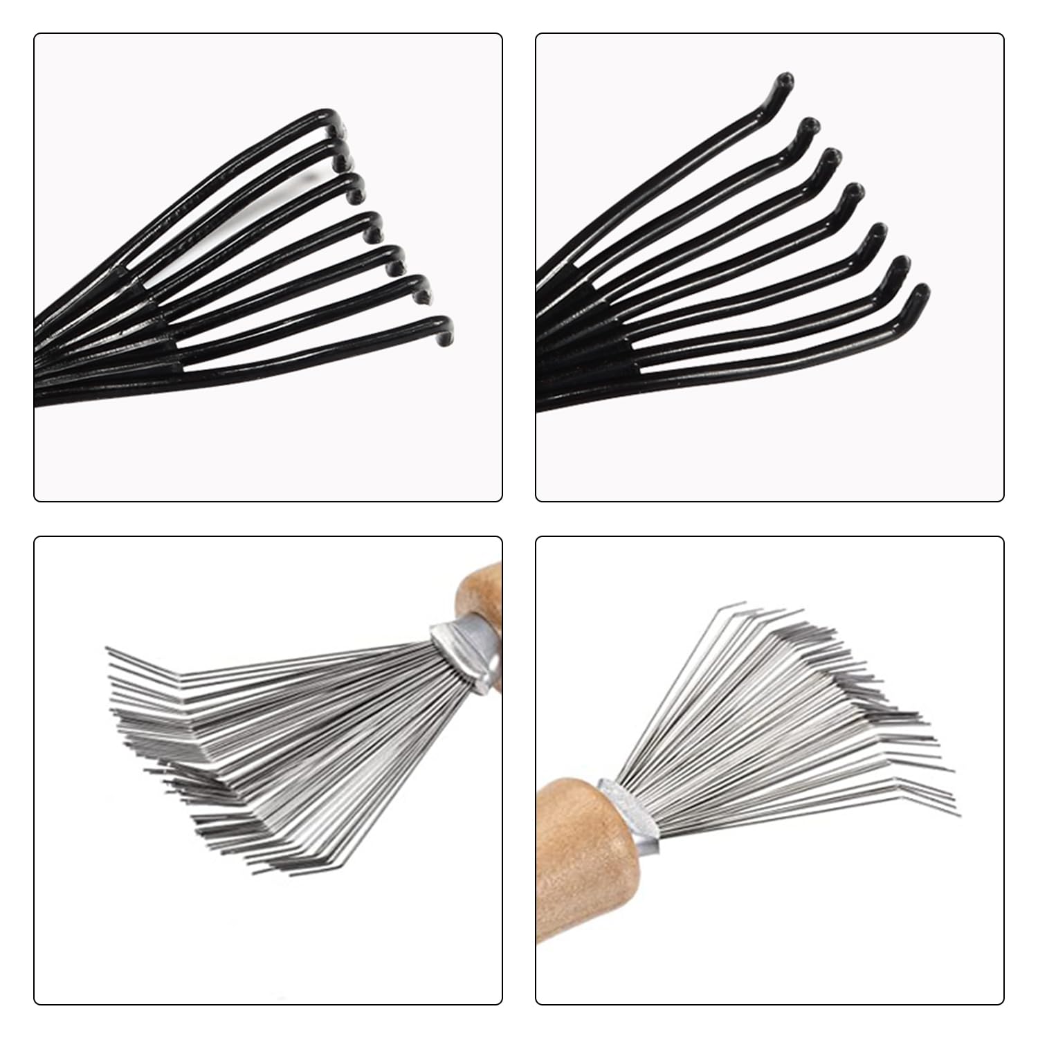 1 strumento per la pulizia della spazzola per capelli, 1 spazzola in plastica, detergente per pettini, set di pulizia per capelli