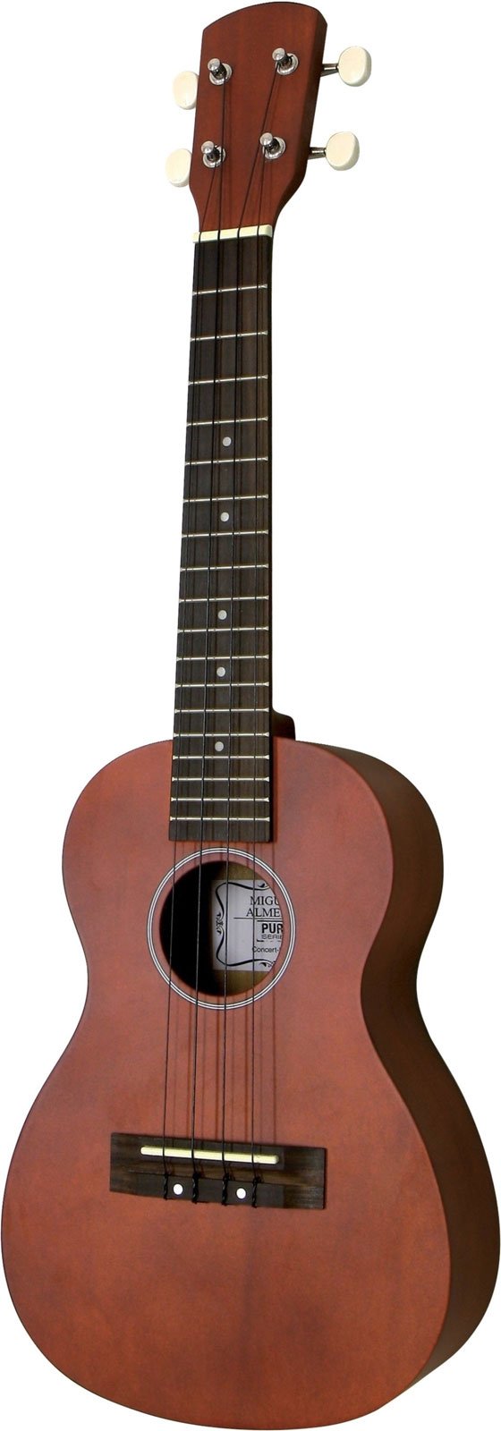 GEWA Concert Ukulele Almeria – czerwono-brązowy – korpus z lipy – menzura 378 mm – podstrunnica z drewna pakka – matowe wykończenie