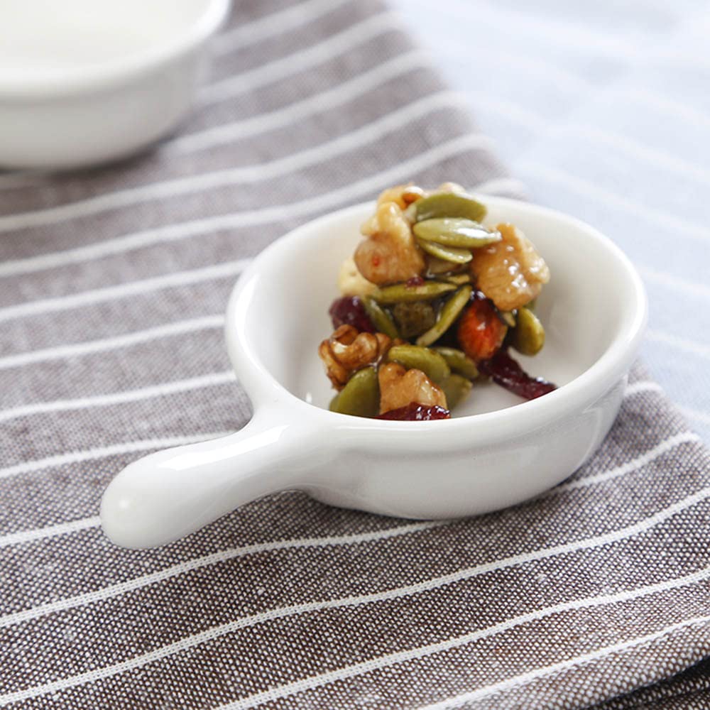 SHUESS 12er-Set Herzförmige Saucenschalen - Keramik 1oz Für Sushi & Dips