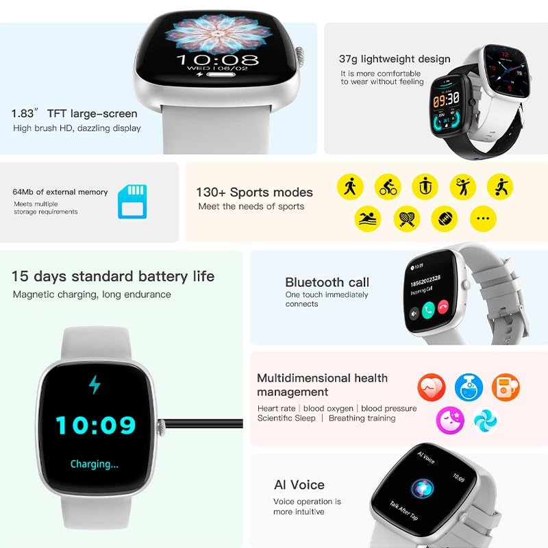 Cool Smartwatch Border Silicona Rosa (Llamadas, Salud, Deporte)