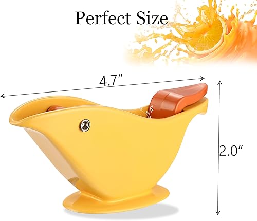 Miniatura 4 de Manual del exprimidor del limón del pájaro, exprimidor de la rebanada del limón del metal, exprimidor de la rebanada de la lima, mano del exprimidor