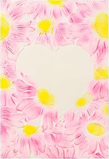 BAOFALI 3D Embossing Folder for Card Making Heart Leaves Background Plastic Textures Fades Embossing Folder Template for Paper Crafting Handmade Crafts Wedding Valentine's Day Scrapbook Card Decorati