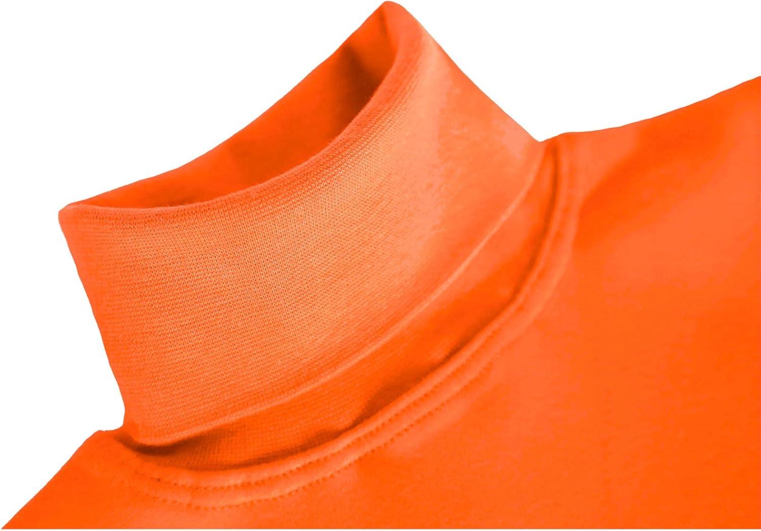 Lilax Girls' Basic Long Sleeve Turtleneck Cotton T-Shirt