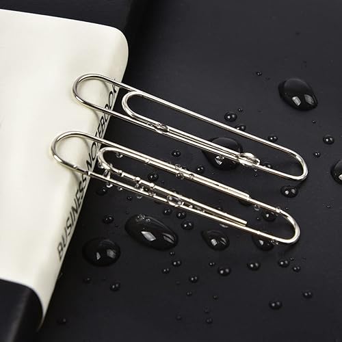 Miniatura 9 de Sopito - Clips de papel 300 clips de oficina de colores con abrazaderas de papel bandas de goma para suministros de oficina y escuela varios tamaños