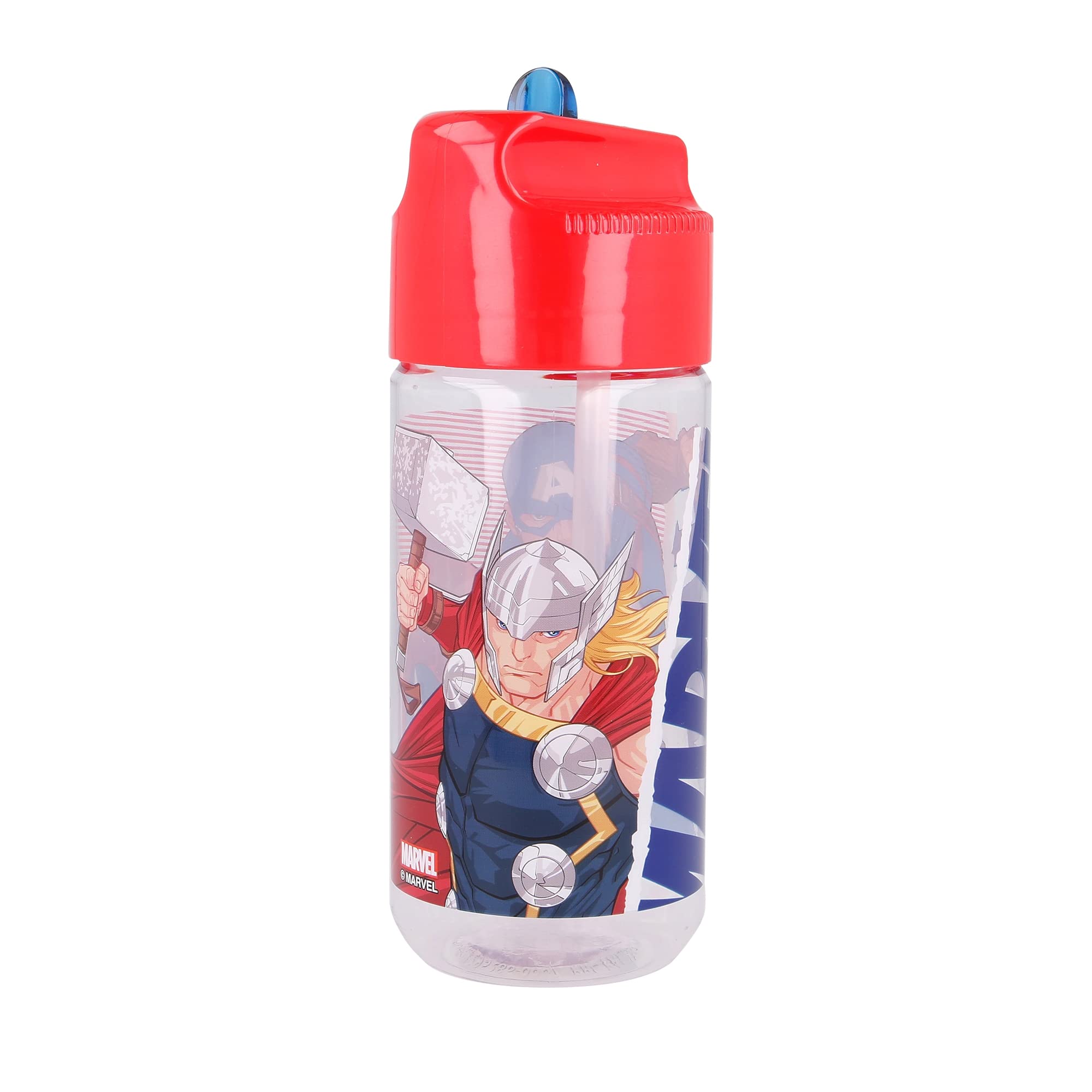 Bottiglia Tritan Avengers 430ml - Senza BPA, Tappo Antigoccia, Per Bambini - Foto 4