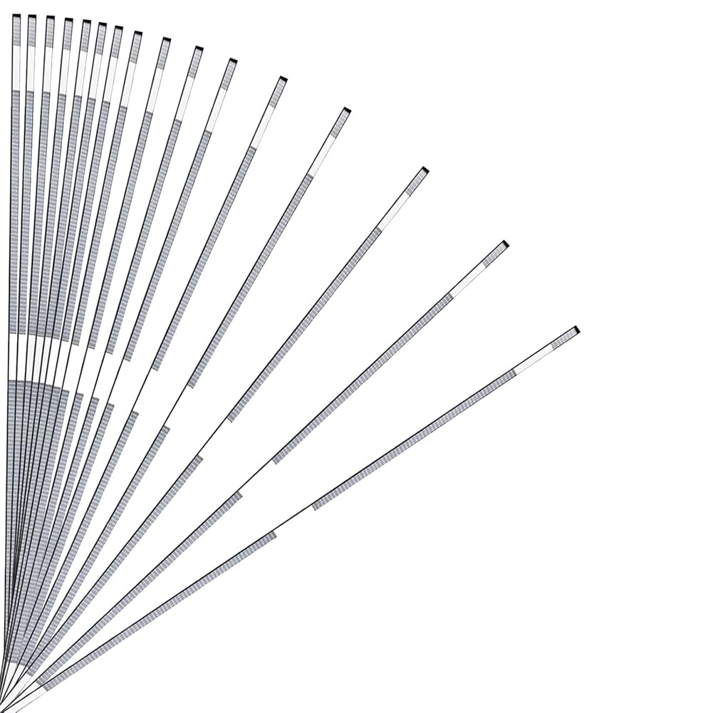 Breeshy 50 x 1,5 mm Schmelzklebband, zum Verbinden von Fotoalben, Karten, Büchern, Klebestreifen für Thermobindung, 50 Stück