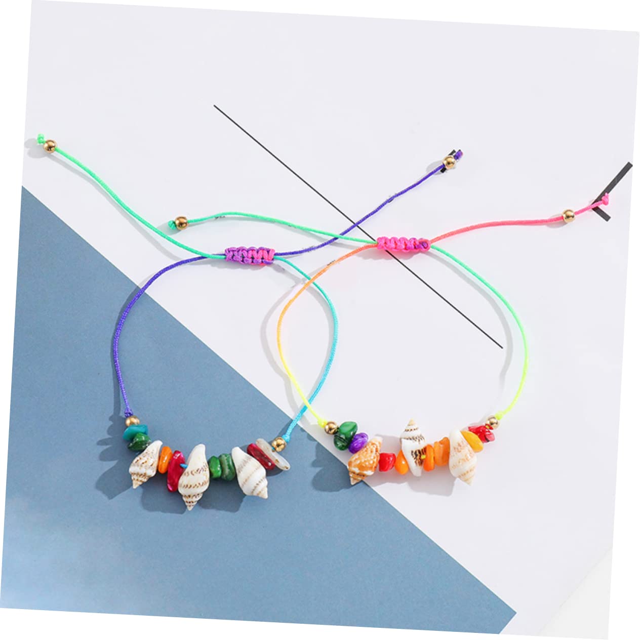 60piezas Pulsera De Conchas De Playa Para Mujer De Joyería Bohemia Ligera y Confortable Accesorios De Verano Para Tobilleras y Muñecas Para Especiales