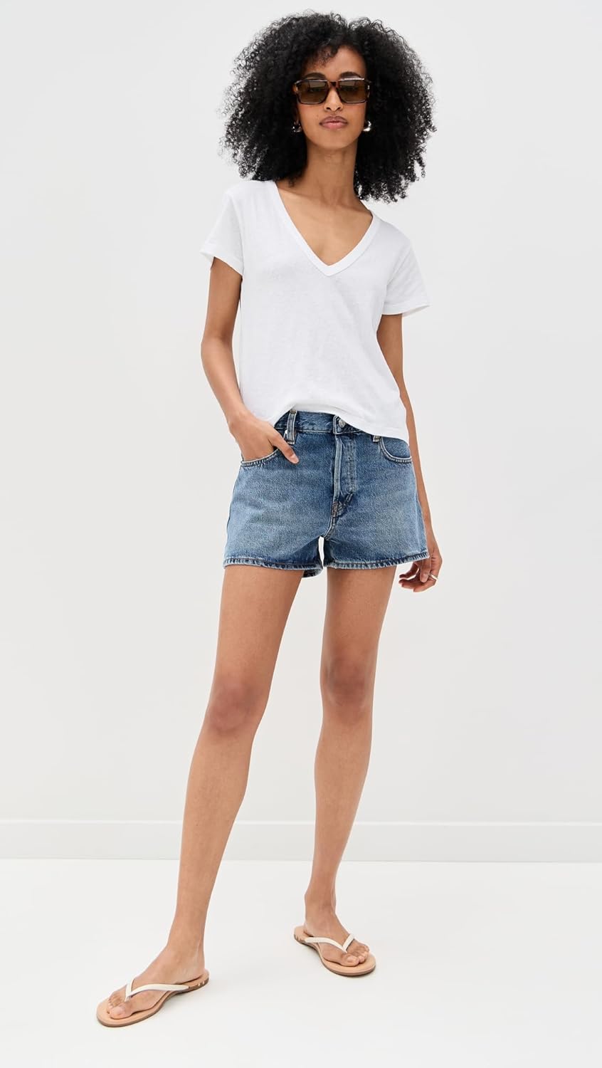 Leset Women's Laura V Neck Tee - Image 5