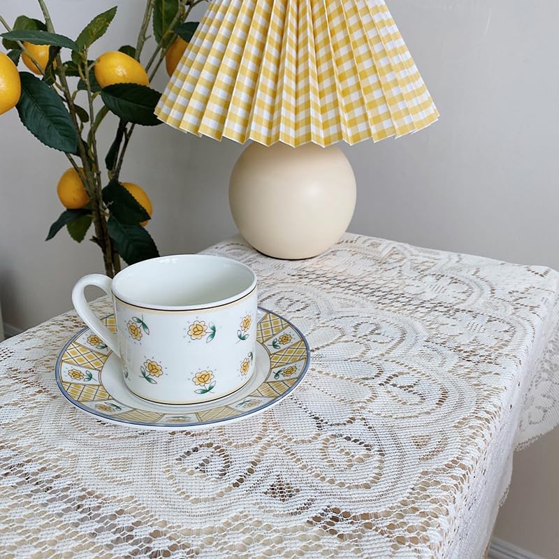 Gsycle White Lace Tablecloth - Image 4