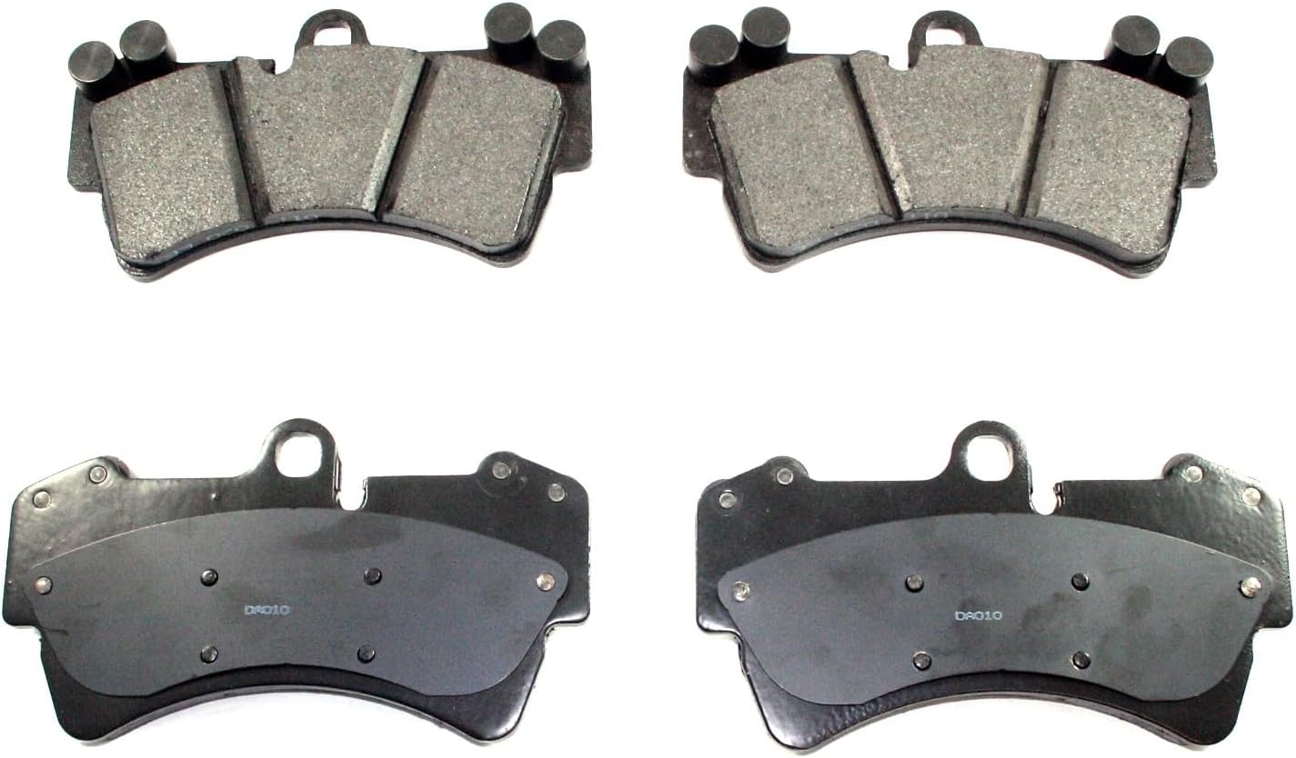 Front Disc Brake Pad Set Compatible With Porsche Cayenne 2010 2009 2008 2007 2006 2005 2004 2003 P-5044883