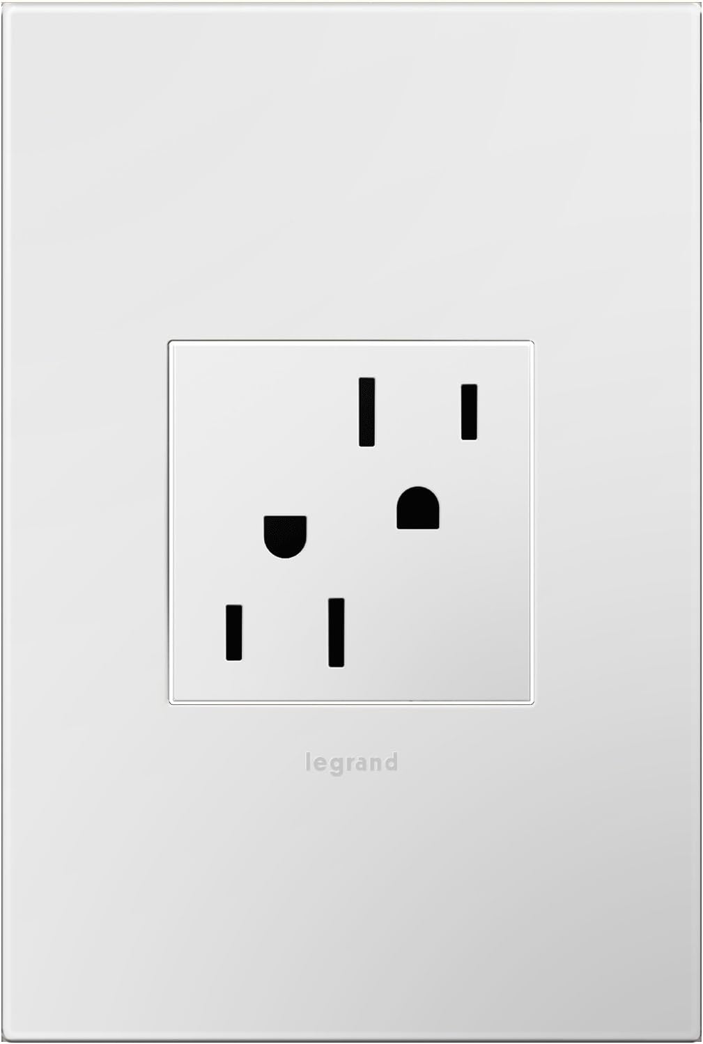Legrand adorne 15A TamperResistant Outlet (Gloss White Finish), ARTR152W4, 12Pack