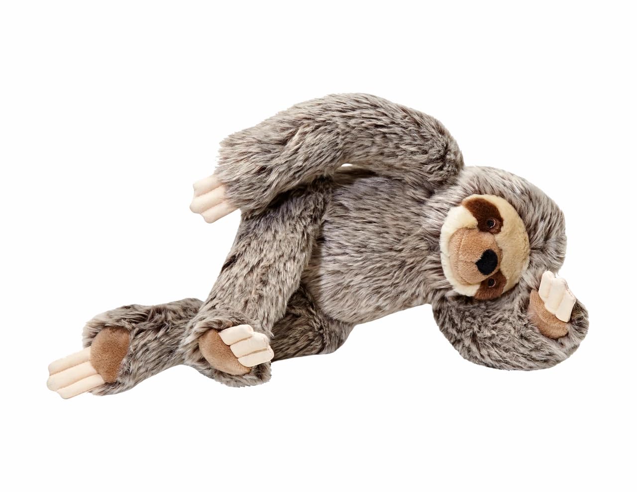 Fluff & Tuff Tico Faultier Hundespielzeug, langlebiges Plüsch-Hundespielzeug