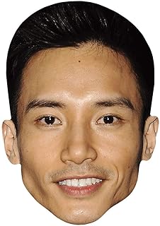 Manny Jacinto (Smile) Celebrity Mask, Flat Card Face, Fancy Dress Mask