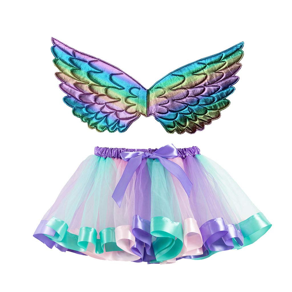 Gonna tutù Bambina Tulle con Vita Elastica Tutua Ragazze Morbida Leggera Gonne da Balletto Principessa per Danza Festa Carnevale,Gonna Tulle Rossa,Sfilata Carnevale
