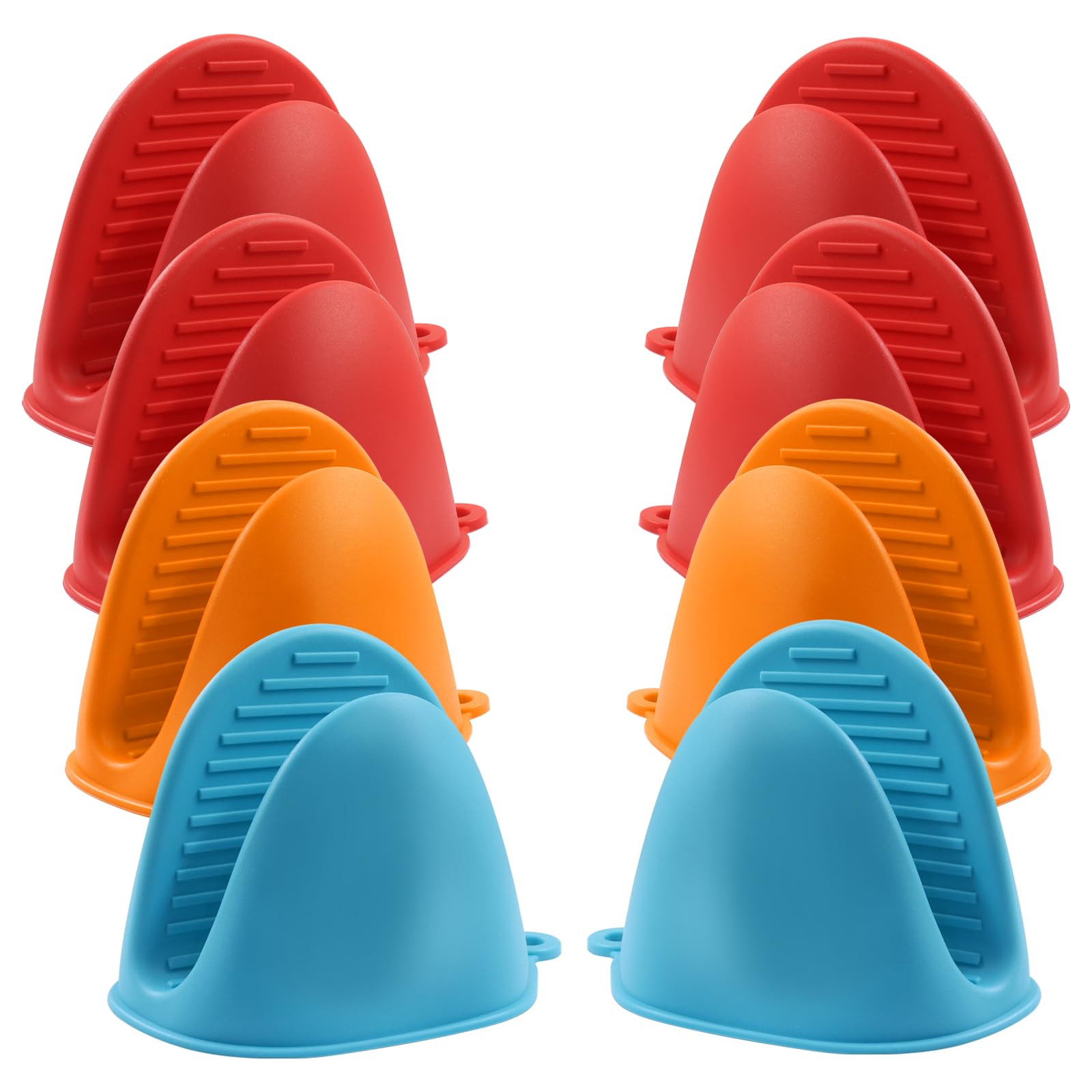 Gants de cuisine en silicone pour friteuse à air résistant chaleur bleu rouge vert