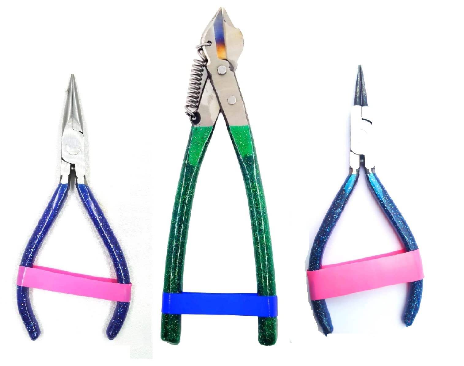 PILERMAN Paradise Tools (India) Silk Thread Jewellery Making Pliers Combo Long Nose, Round Nose And Side Cutter Pliers - Pack Of 3 Pieces (Jk-3 Ms-Blue) (B08JTX9BND) Amazon Price History, Amazon Price Tracker