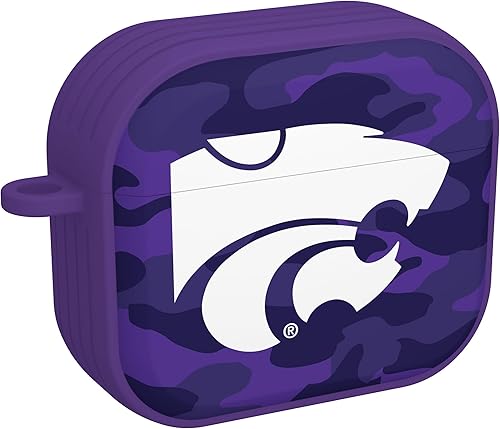 Miniatura 3 de AFFINITY BANDS Kansas State Wildcats Camo HDX - Funda compatible con Apple AirPods Generación 3